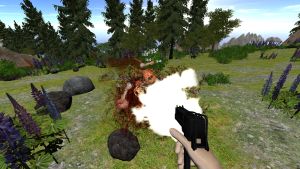 Turning a NPC into gore/mush with the MAC-10