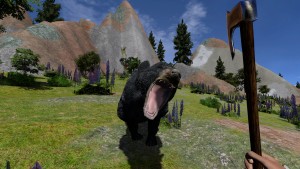 Another black bear attacking the player